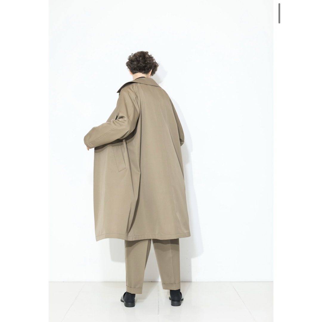MB - MBハイエンド尾州ウールタイロッケンコート／ベージュ／Sサイズ
