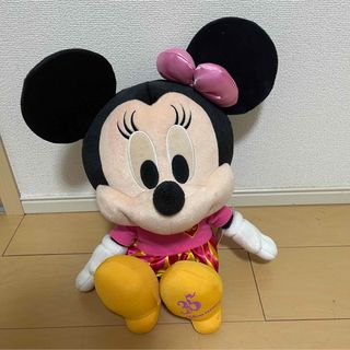 ミニーマウス - ミニーちゃん ぬいぐるみバッジ ノーマル 水玉