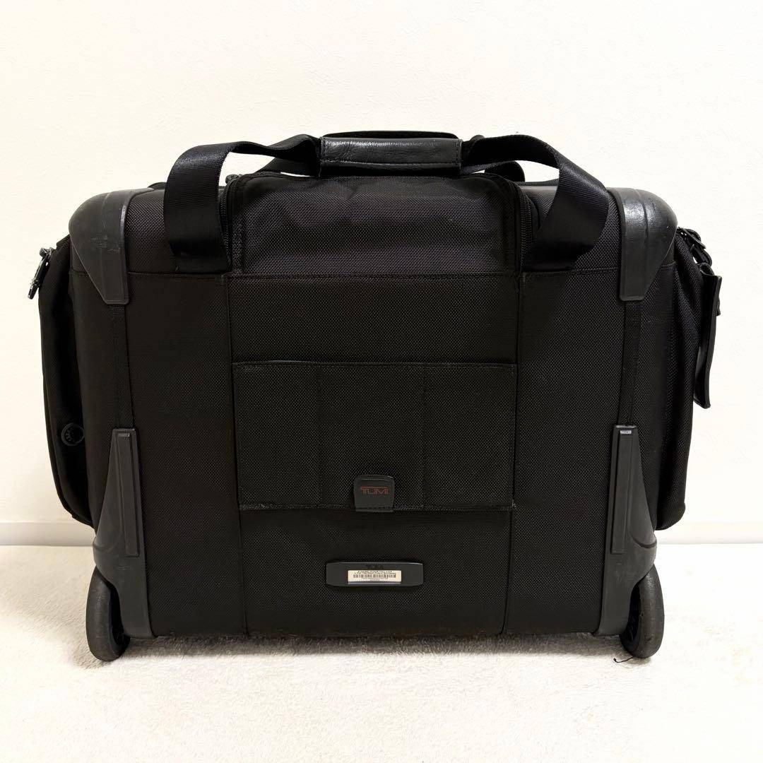 美品】TUMI ALPHA2 22052D2 2輪キャリー黒 大容量 ビジネスの通販 by