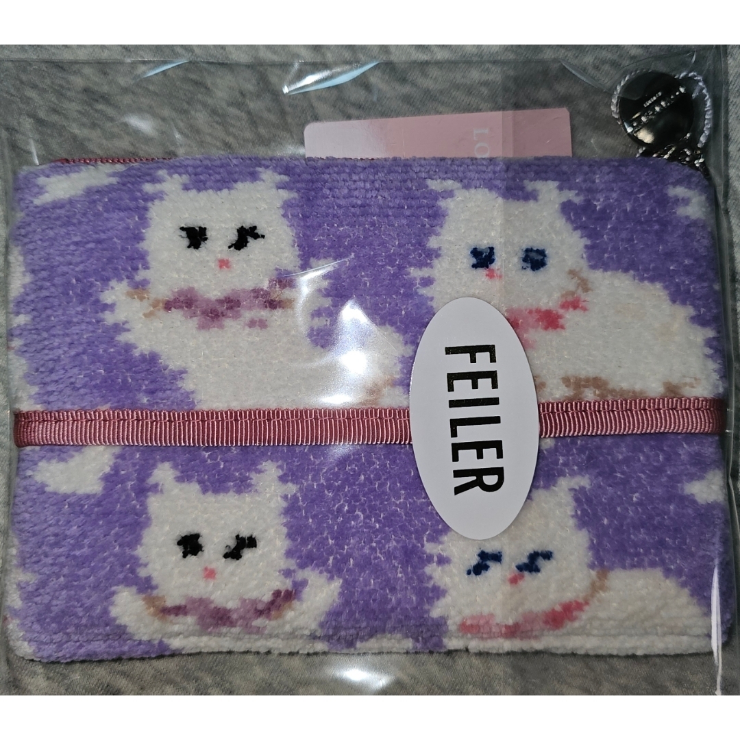 FEILER - モフモフネコチャン ティッシュポーチ FEILER フェイラーの