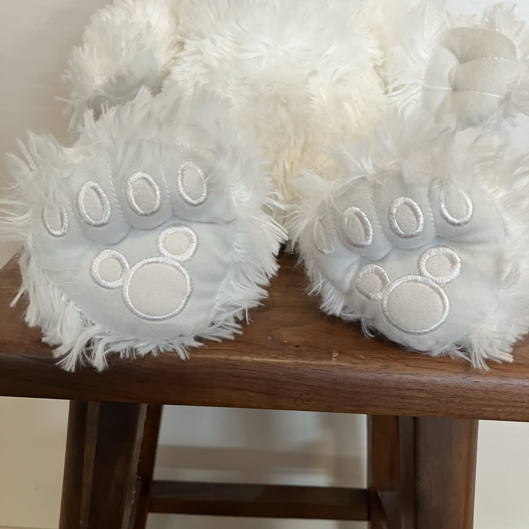 ダッフィー - WDW ディズニーベア ホワイト 長毛 初期 ダッフィーの