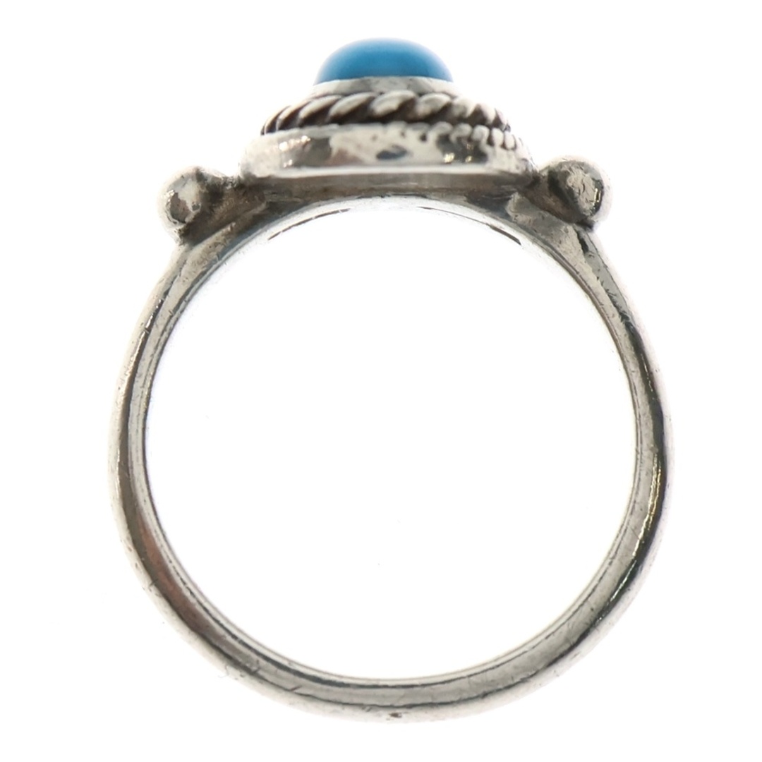 goro's - goro's ゴローズ 銀縄ターコイズピンキーリング シルバー