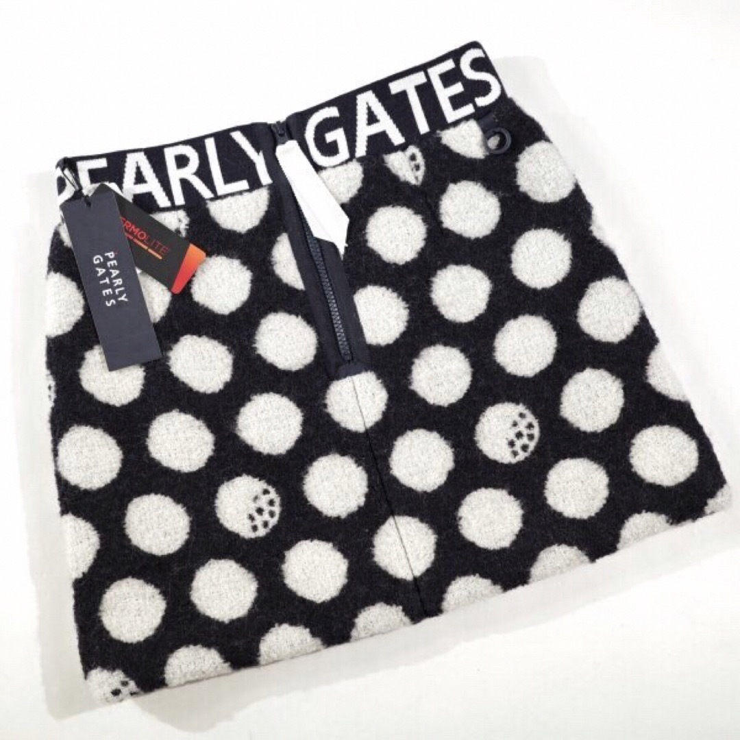 PEARLY GATES - 【PEARLY GATES】秋冬 ドット柄 THERMOLITE スカート0