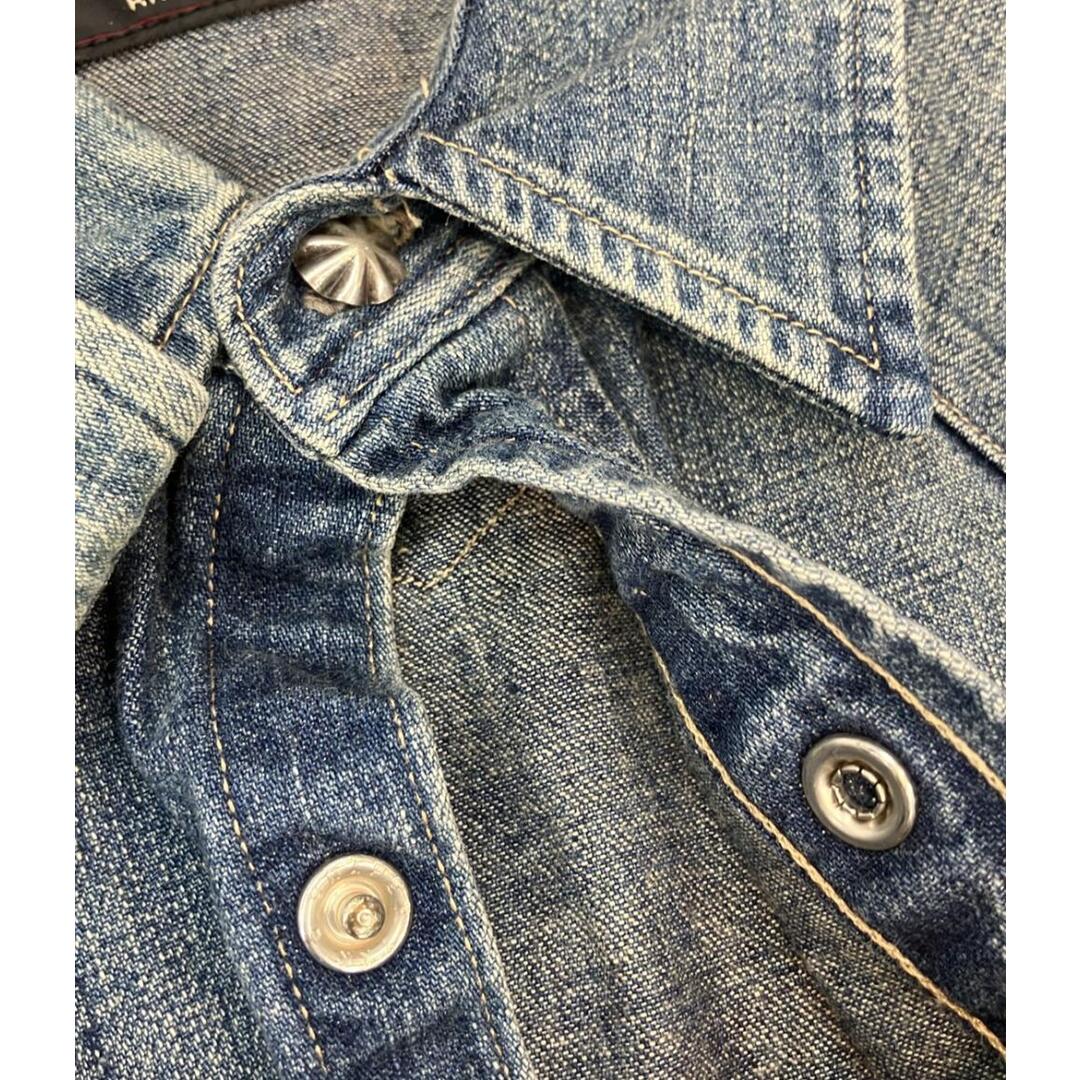RRL - ダブルアールエル 長袖シャツ スリムフィット デニム ウエスタン