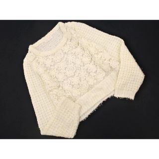 LIZ LISA - lizlisaポンポンリボンレースヨークニットトップスの通販