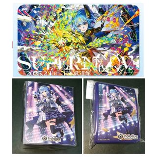 紫咲シオン 活動二周年記念グッズ ラバーマット プレイマット