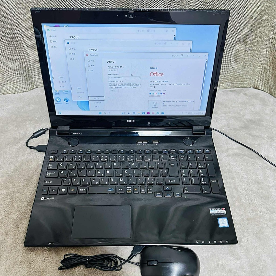 NEC - S210 NECノートパソコンSSD高速 WEBカメラWindows11オフィスの