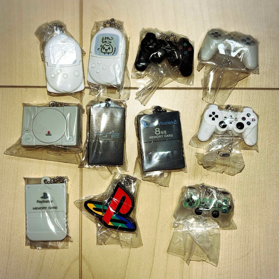 プレイステーション ミニチュアチャーム付きビスケット 全11種コンプ