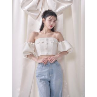 Darich - 新品タグ付き ダーリッチ ビジューロゴボートネックニット