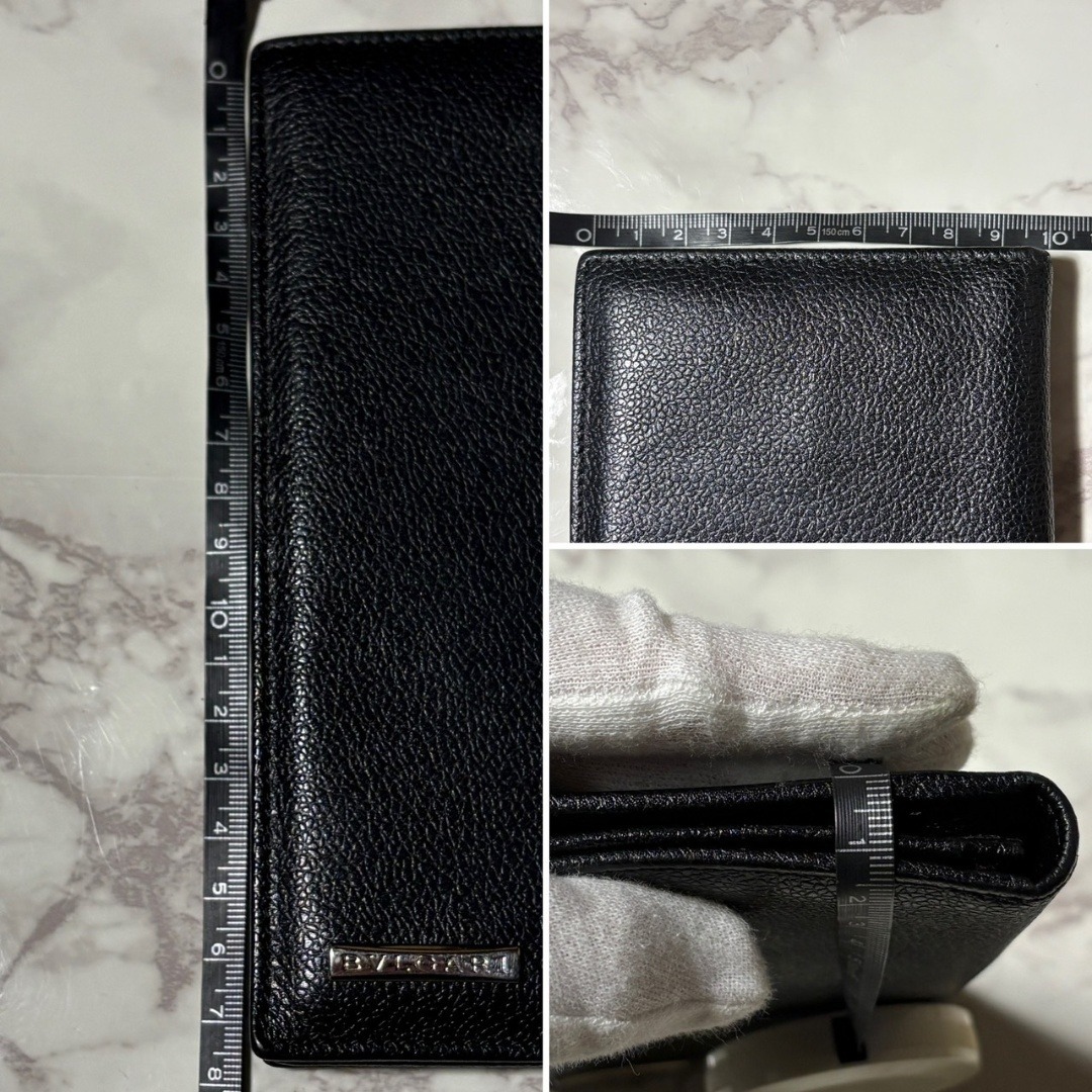 BVLGARI - 【早い者勝ち】ブルガリ 長財布 ブラック レザー ロゴ