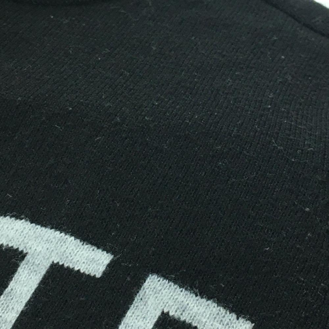 DESCENTE - デサントゴルフ タートルネックセーター 黒×グレー 肩ロゴ