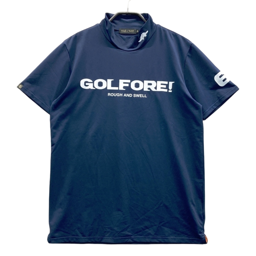 サイズ：S ROUGH&SWELL ラフアンドスウェル モックネック 半袖Tシャツ
