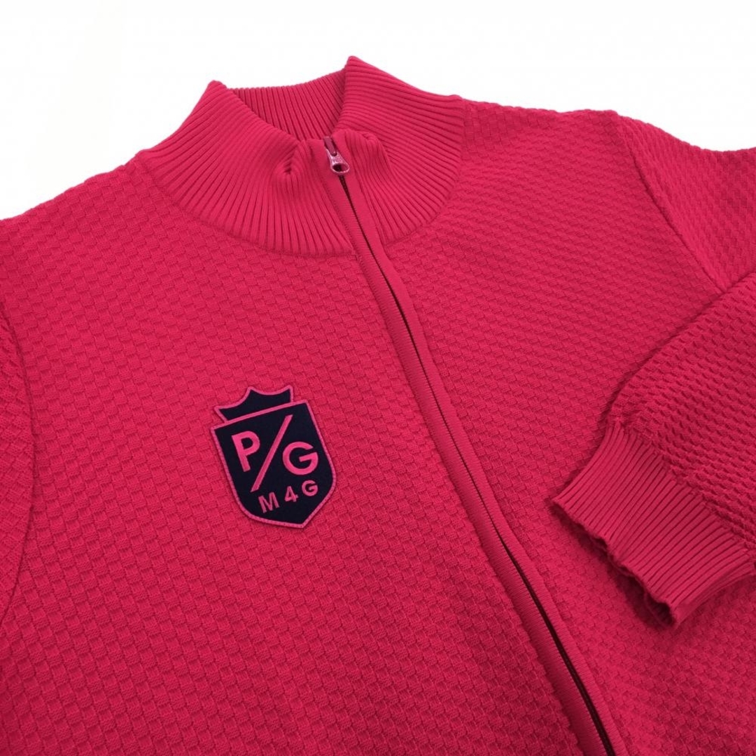 PEARLY GATES - 【美品】パーリーゲイツ ニットジャケット レッド