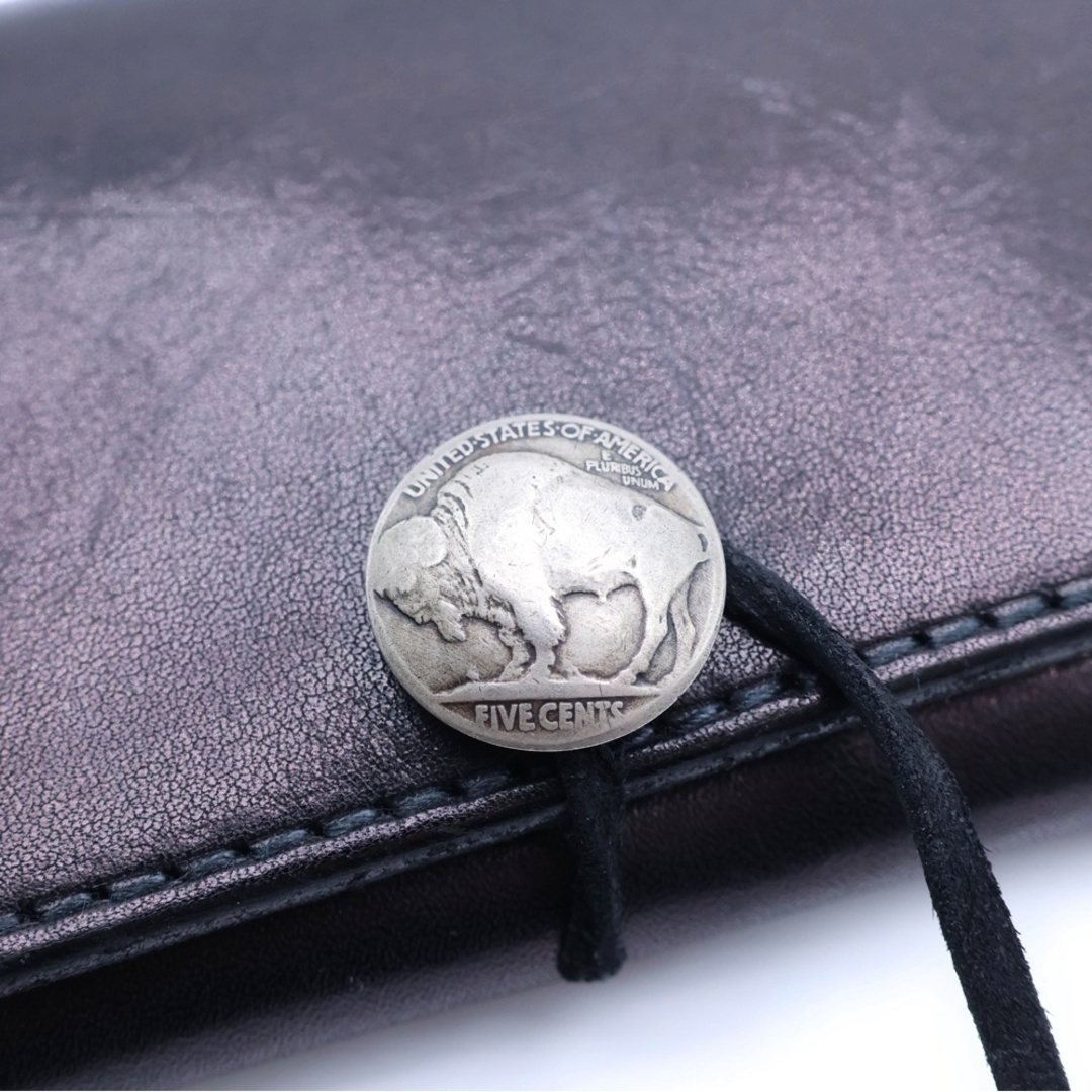 goro's - goro's ゴローズ 角型 レザーカードケース ブラックの通販 by