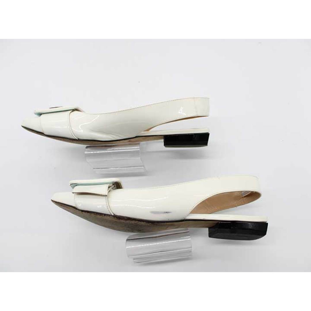 Sergio Rossi - セルジオロッシ エナメルベルトミュールパンプス