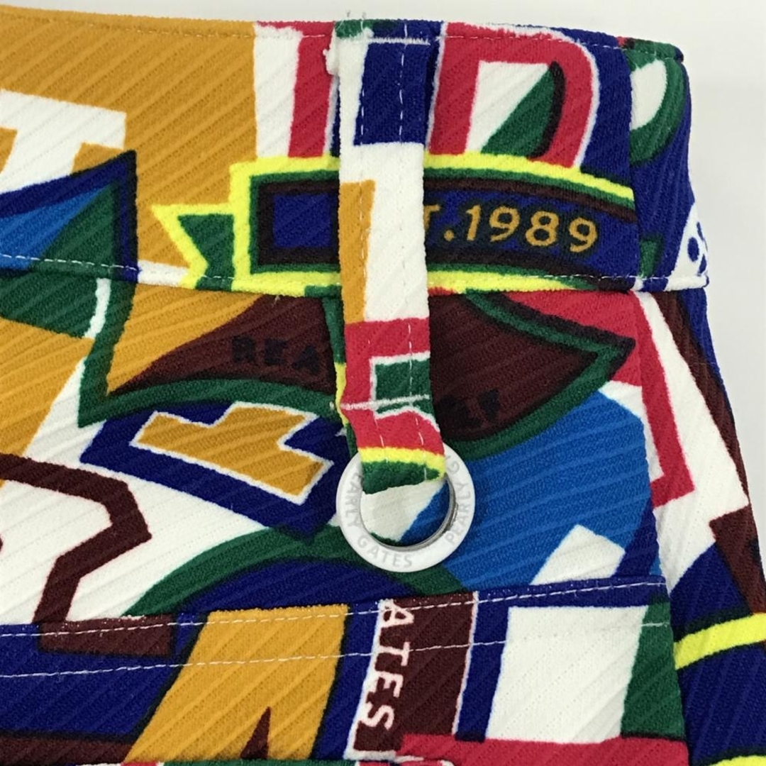 PEARLY GATES - 【美品】パーリーゲイツ スカート 白×マルチカラー