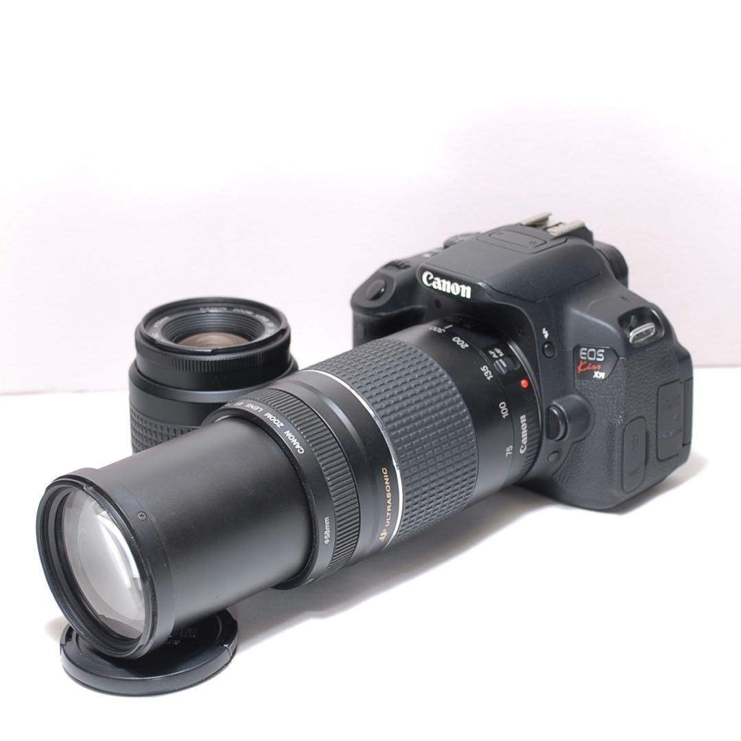Canon - ✨美品✨スマホ転送✨Canon kiss x7i ✨望遠ダブルズーム