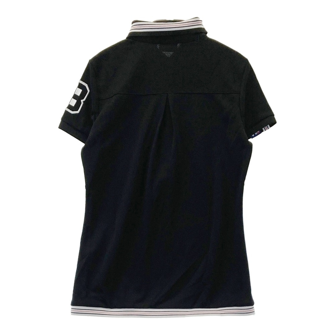 サイズ：M FILA GOLF フィラゴルフ 半袖ポロシャツ ブラック系