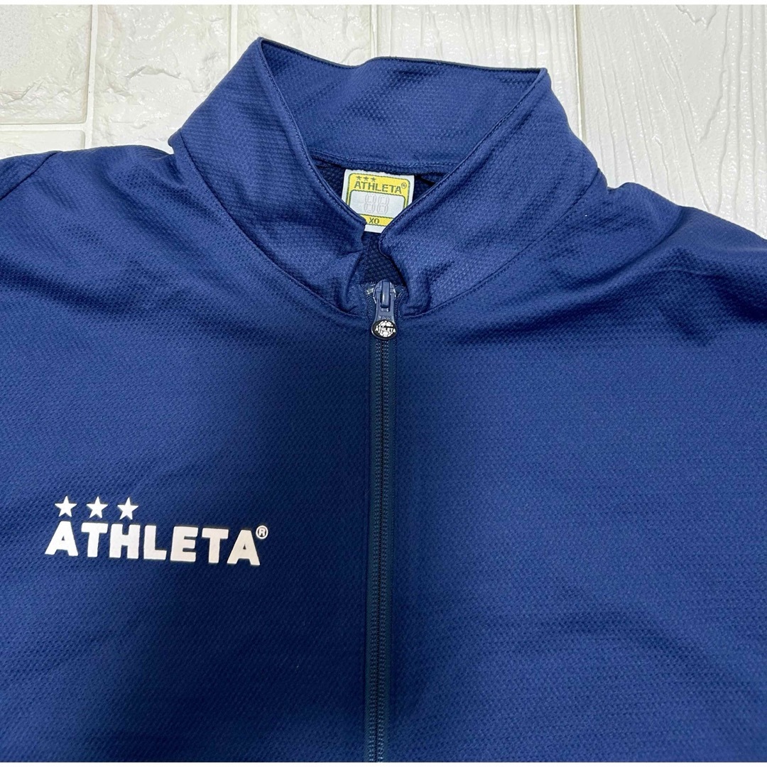 ATHLETA - ATHLETA ネイビー ジップアップジャケット XOの通販 by