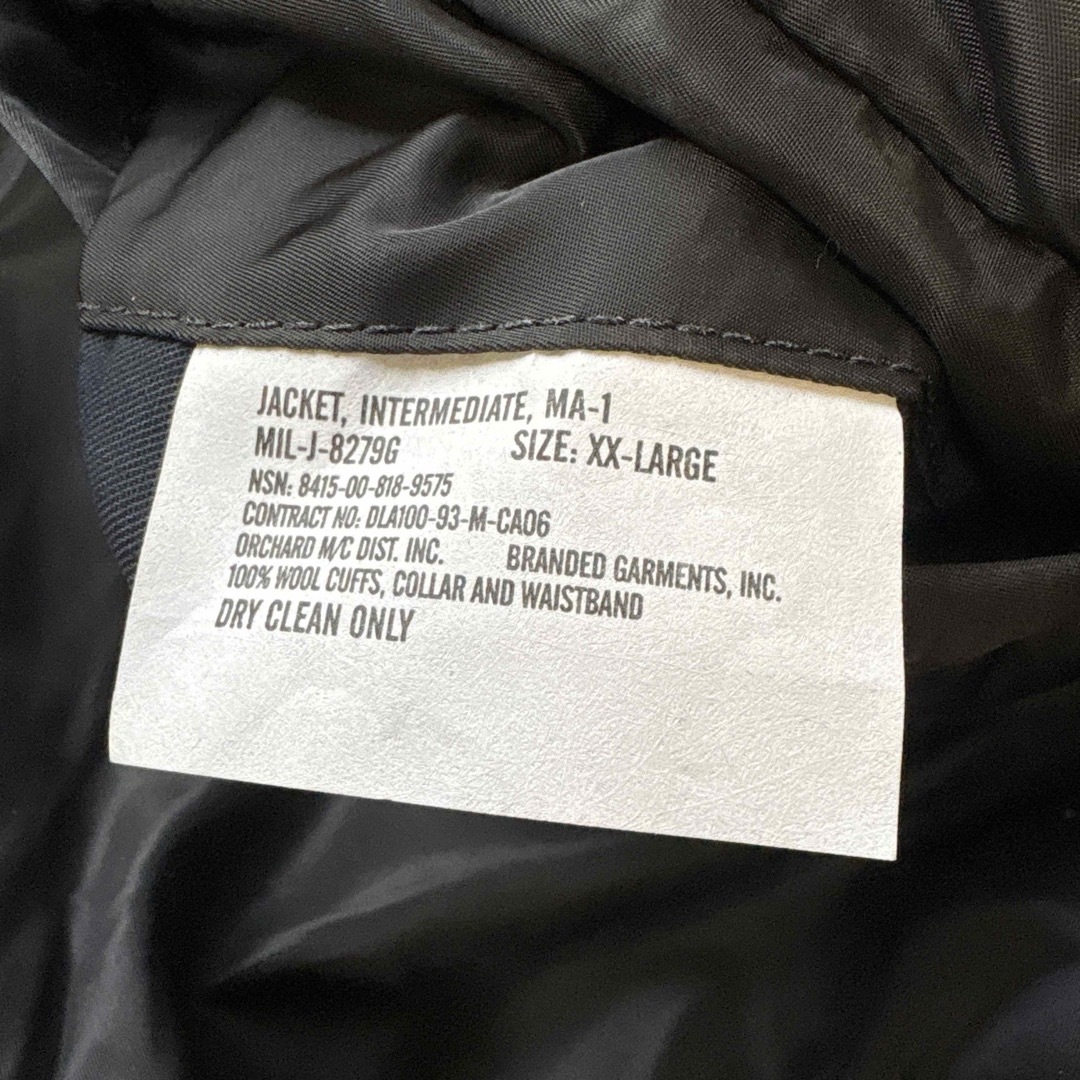 MA-1 BRANDED GARMENTS XX-LARGE ブラックの通販 by ran804's shop｜ラクマ