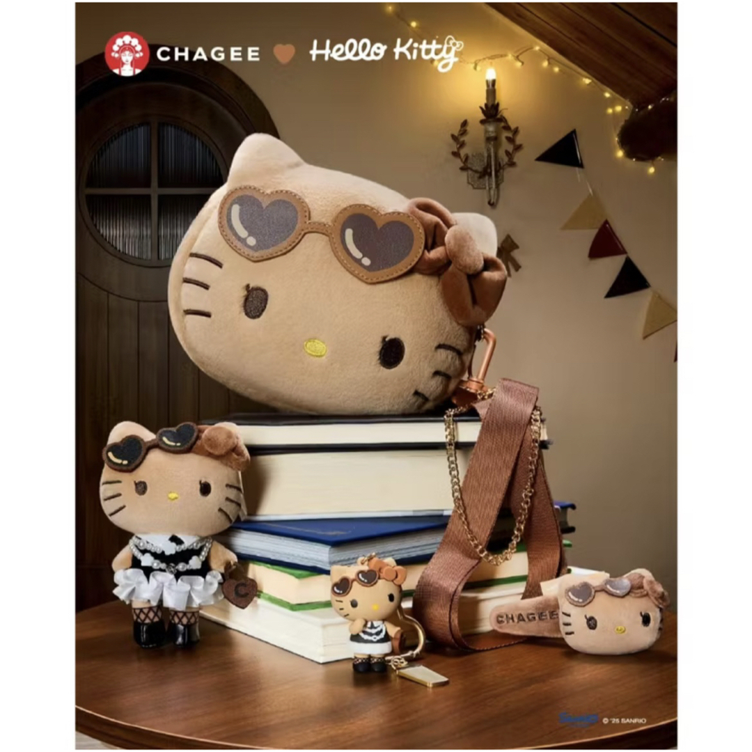 CHAGEE Hello Kitty ぬいぐるみ マスコット ヘアピン