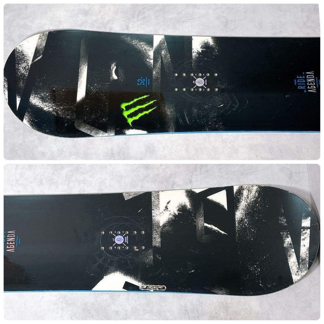 RIDE - RIDE AGENDA × FLUX スノーボード 2点セット ビギナーWax済の