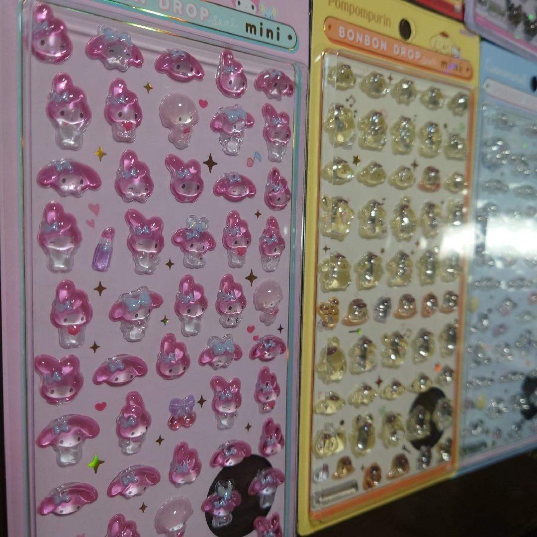 ボンボンドロップシールmini サンリオ8種類コンプリートセット