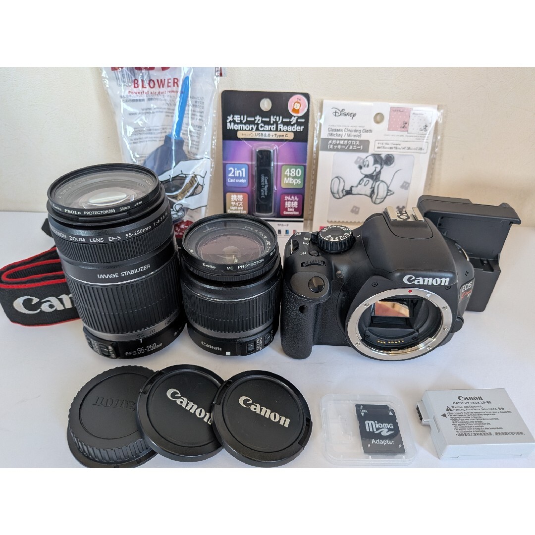 Canon - 【ショット数 3286枚】Canon EOS kiss X4 ダブルレンズセット