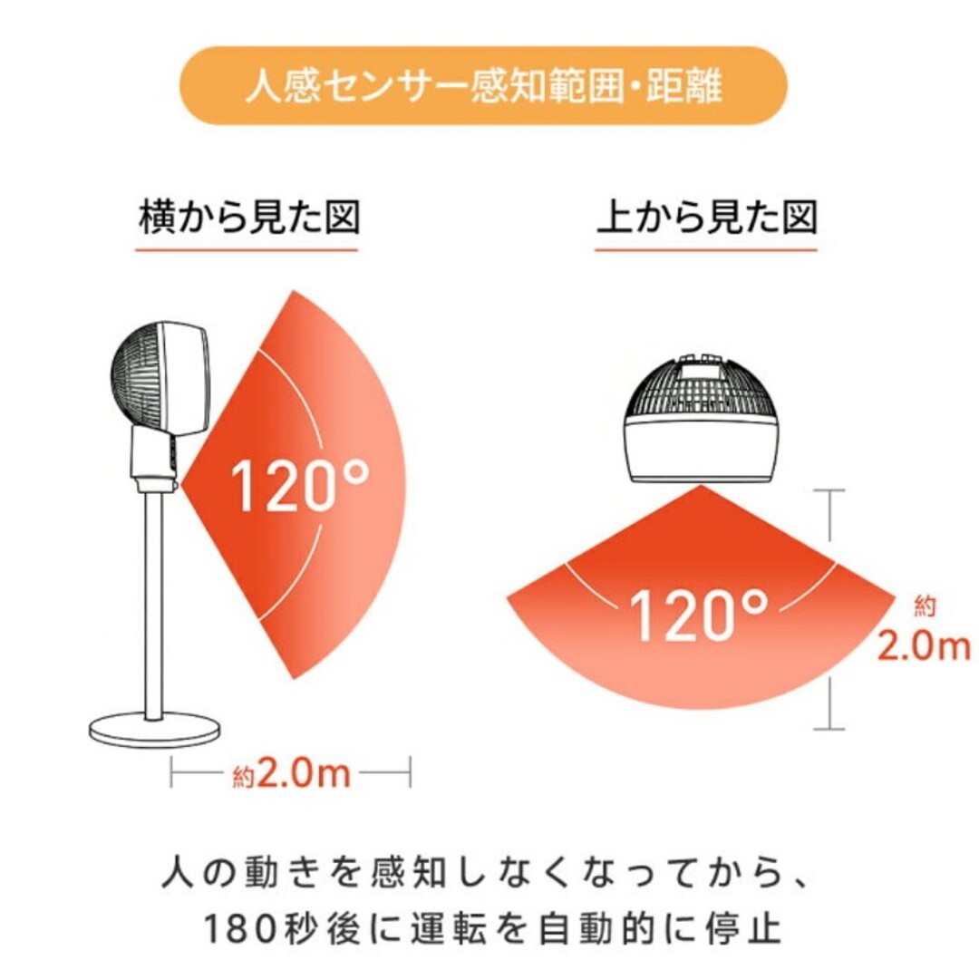 2秒で速暖 セラミックヒーター 1200W 4モード 未使用新品の通販 by