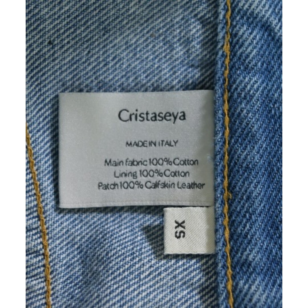CristaSeya クリスタセヤ デニムパンツ XS 青 【古着】【中古】【送料