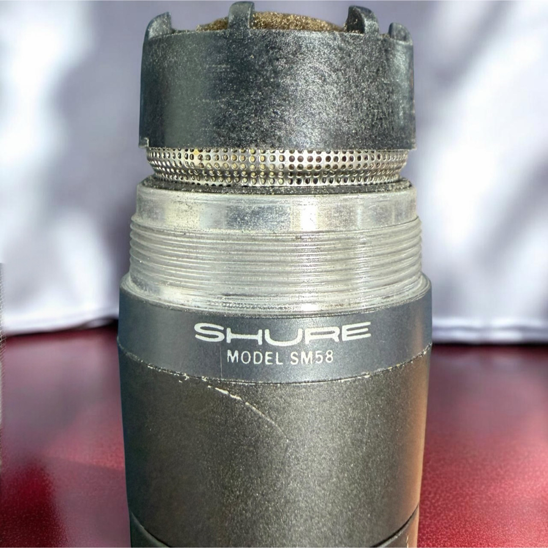 SHURE - ☆希少品 SHURE SM58 ポルシェロゴ USA ダイナミックマイクの