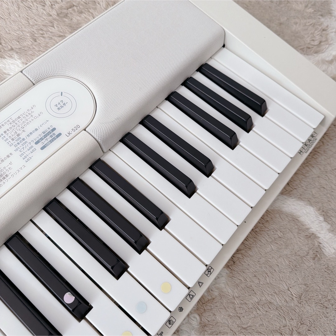 極美品】2021製Casiotone 光ナビゲーションキーボード LK-520の通販 by