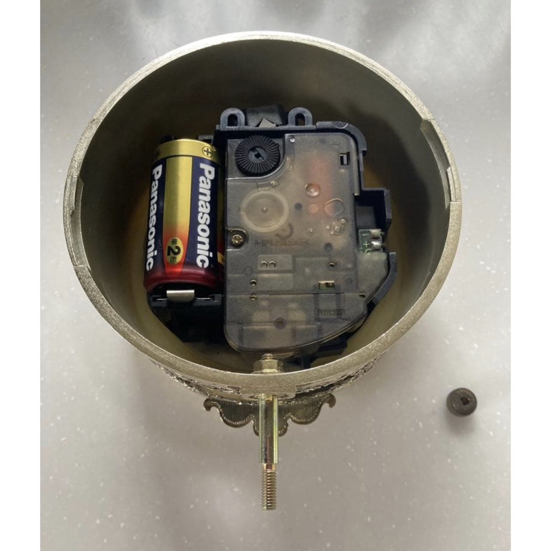 CITIZEN シチズン 新平和の女神 振り子置き時計 金色イブシ仕上げ 像