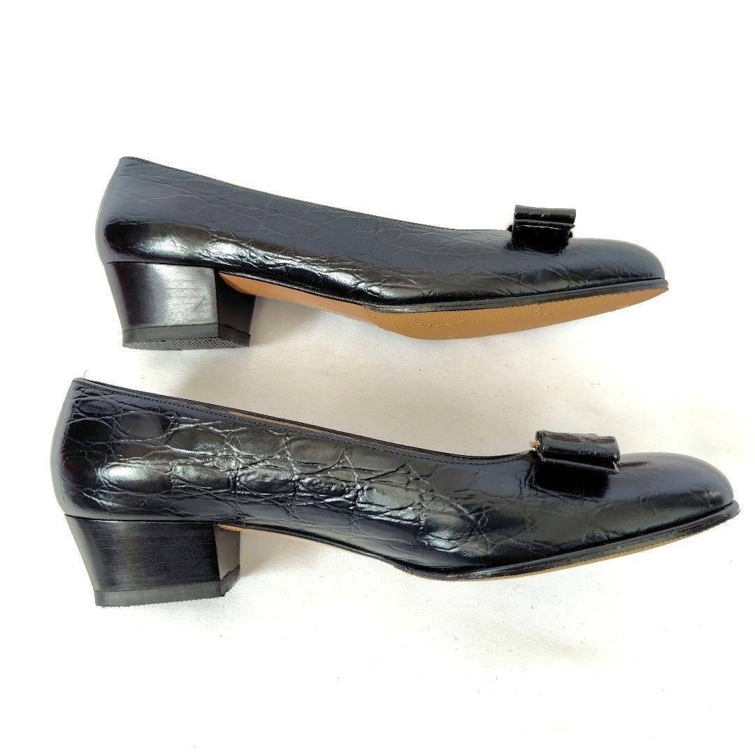 Salvatore Ferragamo - 腕利き職人のリペア済極美品箱付【フェラガモ