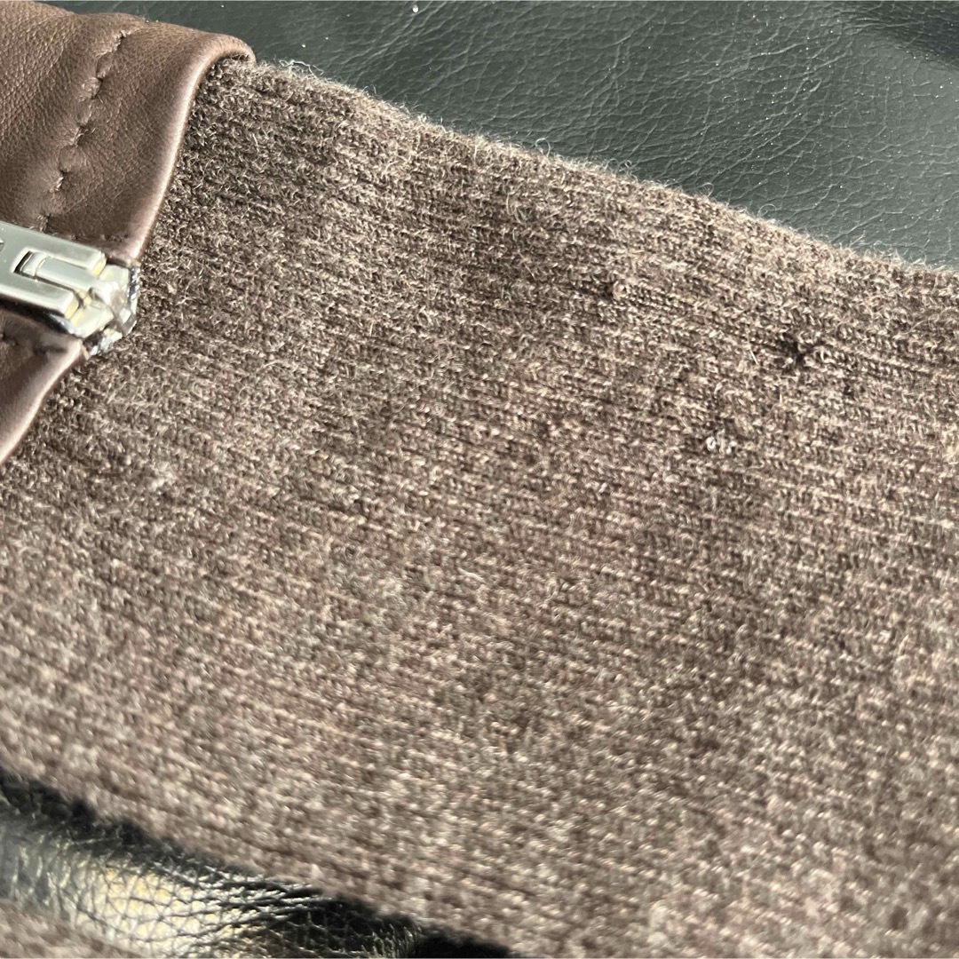 HERMES - エルメス☆訳あり ダークブラウン 手袋 サイズ7の通販 by