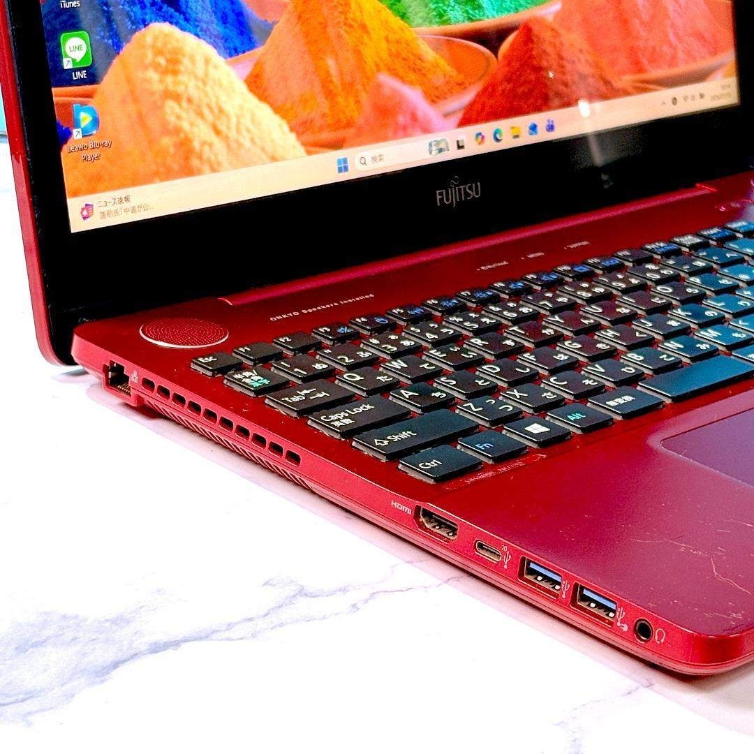 富士通 - 美品☆Corei7・8GB・SSD512・フルHD・ブルーレイ・ノート