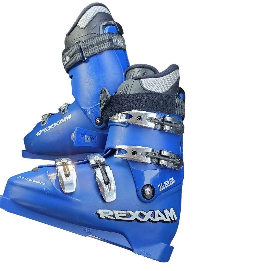 REXXAM スキーブーツ ONE CONCEPT 青 バッグ付き REXXAM スキーブーツ