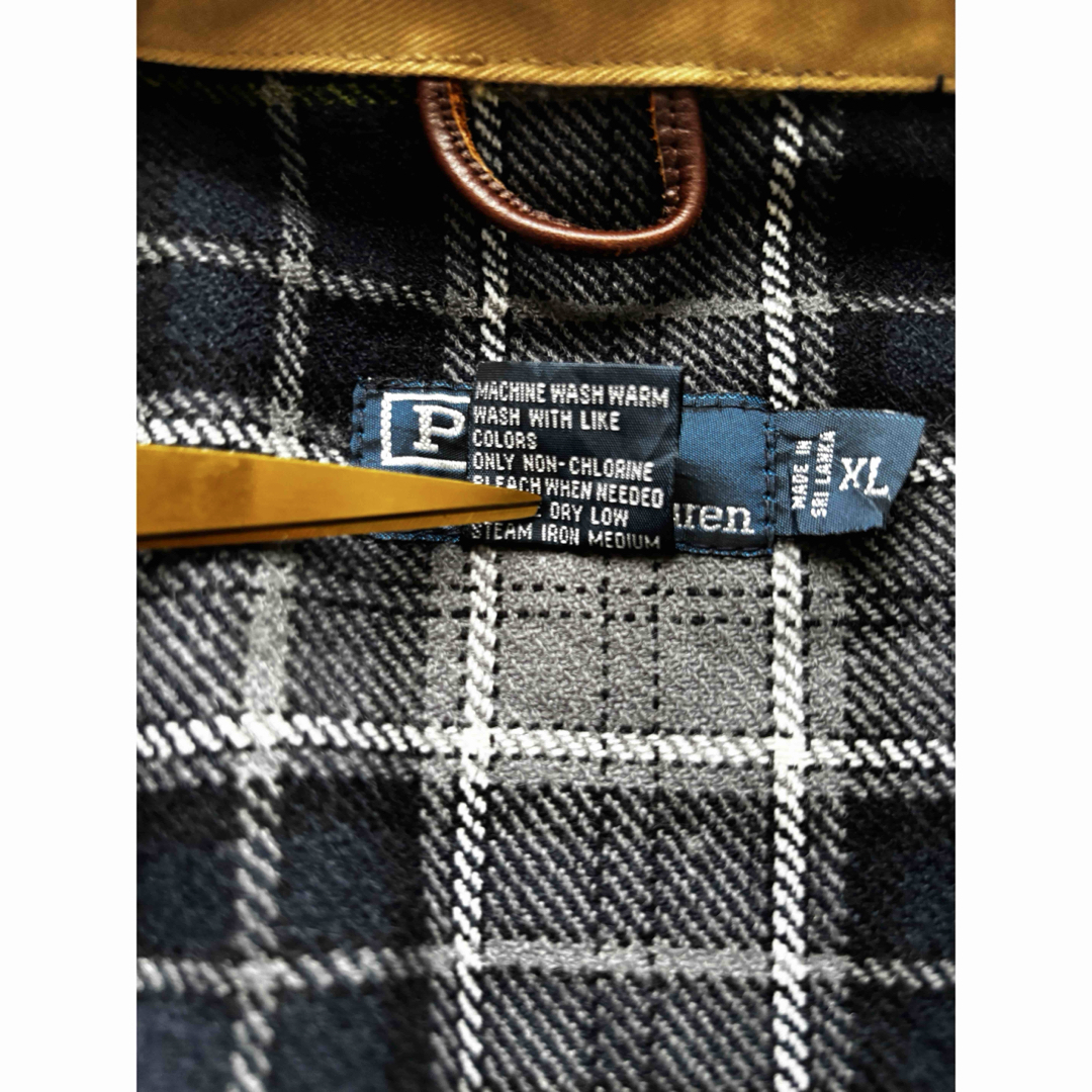 POLO RALPH LAUREN - 90s ポロバイラルフローレン スイングトップ 襟