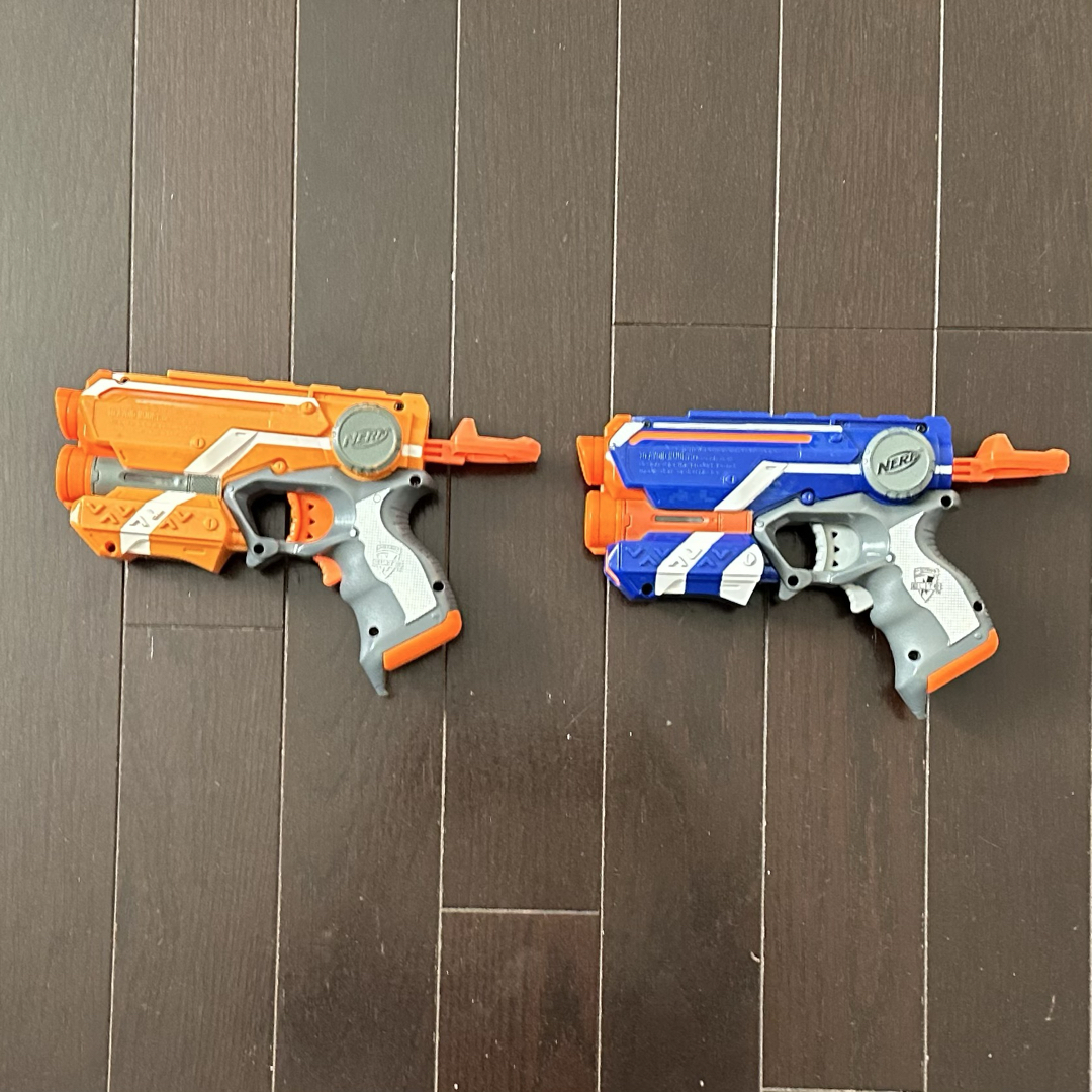 NERF - ナーフ ゾンビストライク ラフカット 2X4 オレンジ グリーン 2