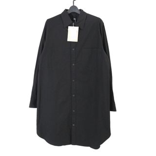 Ground Y - Ground Y チェスターコート -(XL位) 黒x白(総柄) 【古着