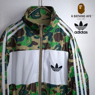 A BATHING APE - adidas bape コラボジャージの通販 by ボブ's shop