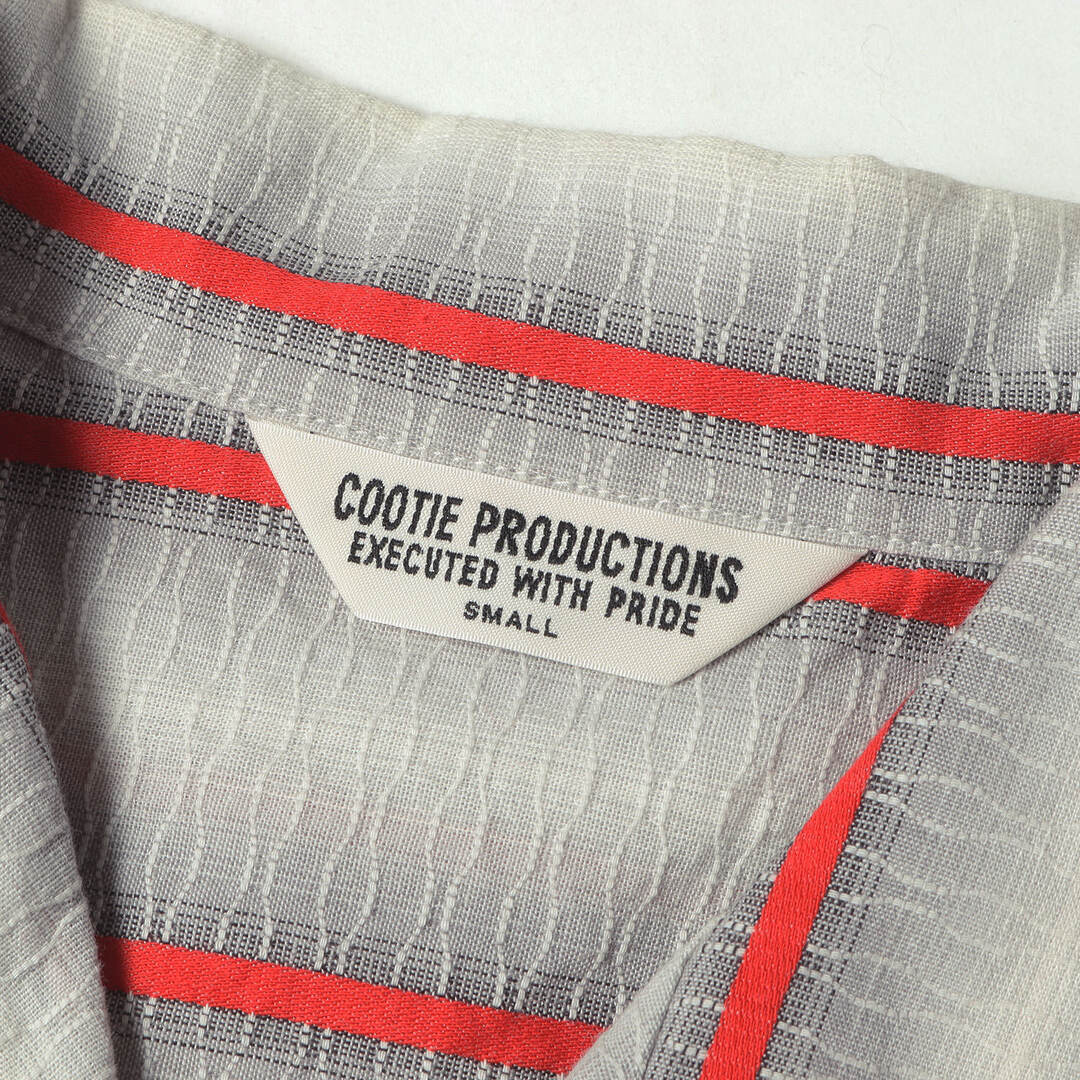 COOTIE - 【美品】COOTIE クーティー シャツ グレー×レッド サイズ:S