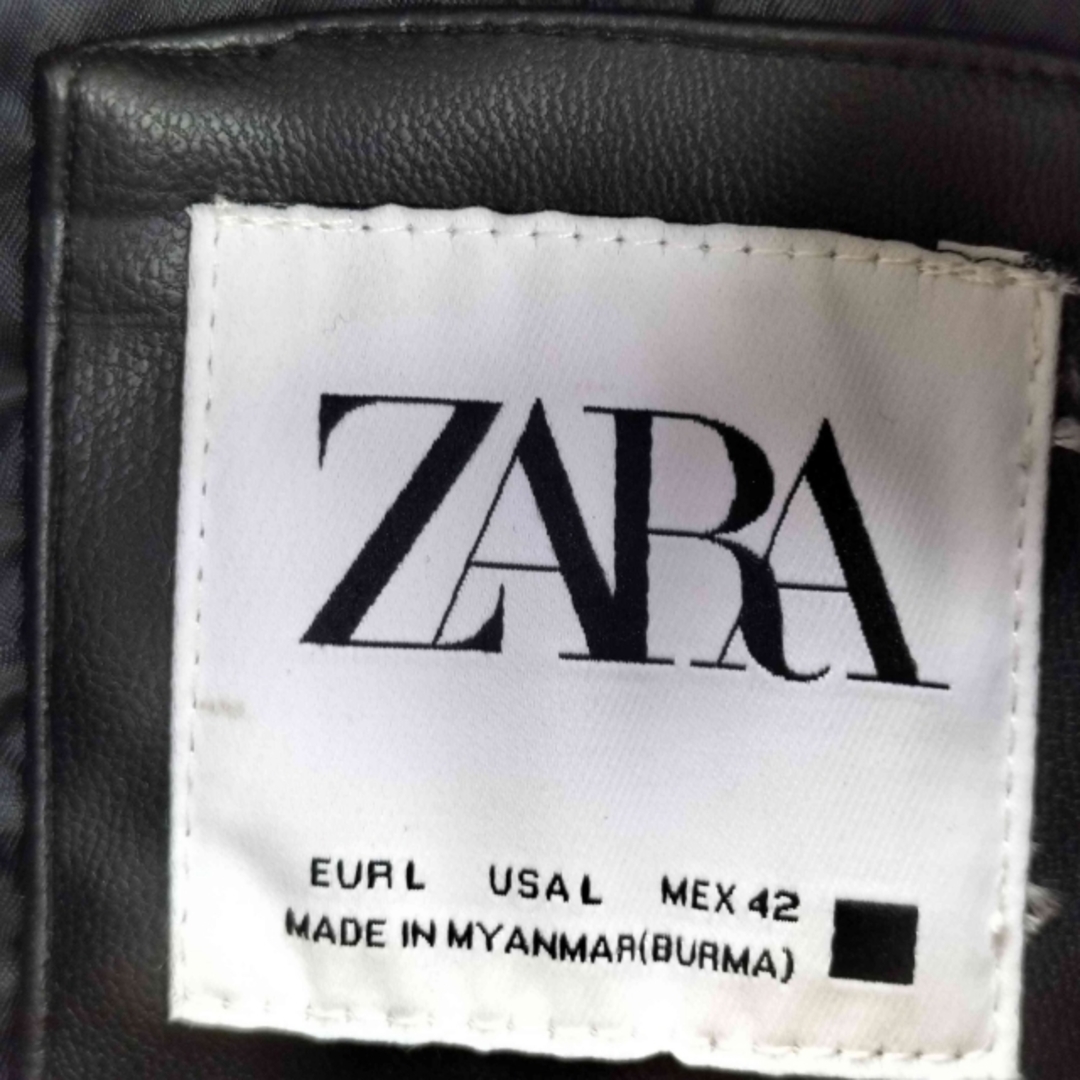 ZARA - ZARA(ザラ) エコレザーブルゾン メンズ アウター ジャケットの