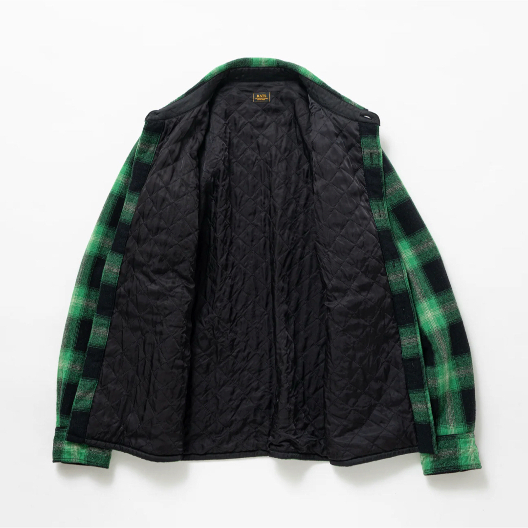 RATS - キムタク着 私物 RATS WOOL CHECK SHIRT JKT ジャケットの通販