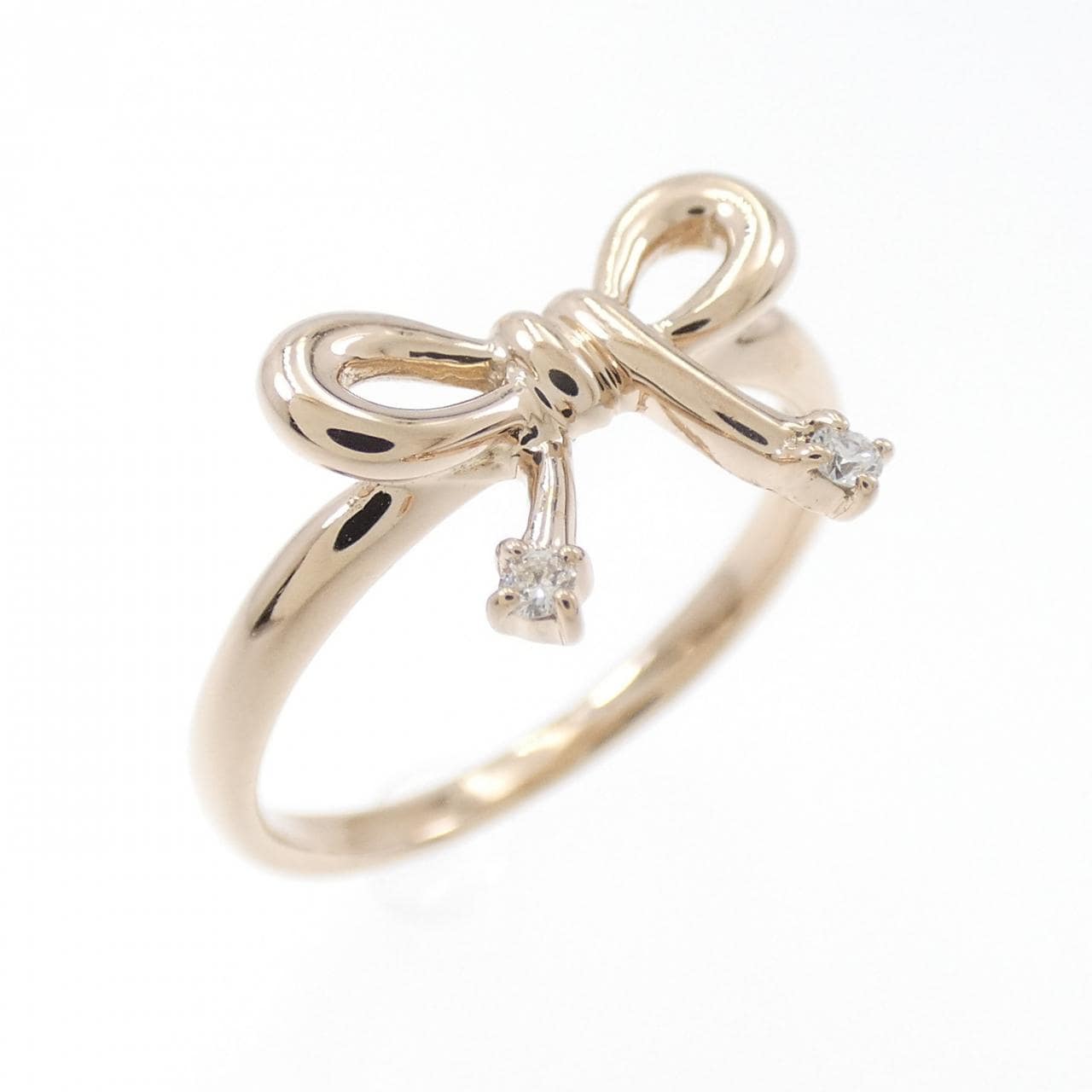 コメ兵｜サマンサティアラ リボン ダイヤモンド ピンキーリング 0.02CT