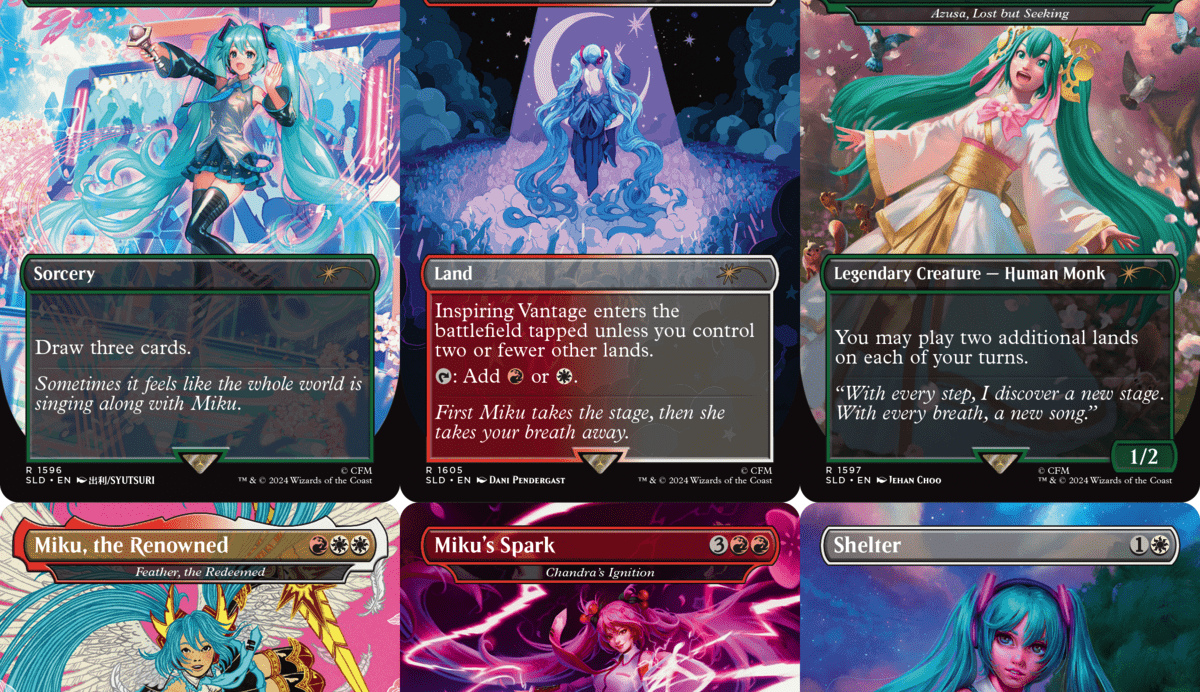 マジック・ザ・ギャザリング』と初音ミクがコラボ 特別仕様のカードを6