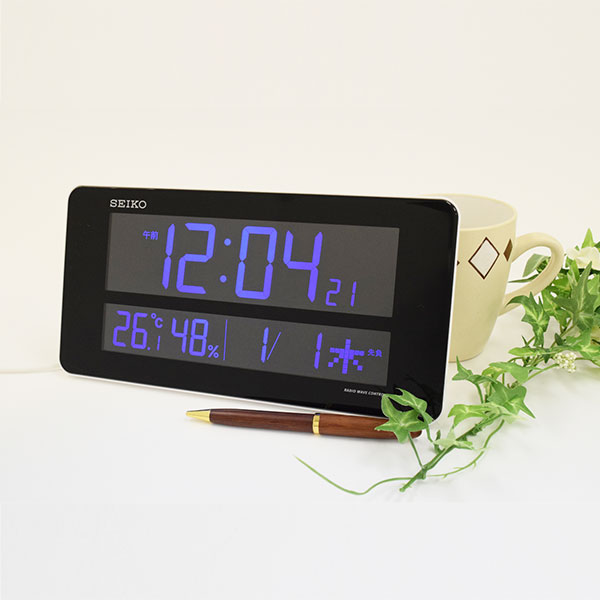 セイコー（SEIKO）掛け置き兼用デジタル電波時計 DL208W – 記念品工房