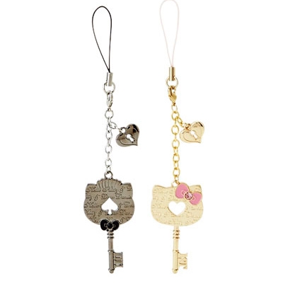 ハローキティ&ディアダニエル ペア携帯アクセサリー : サンリオ