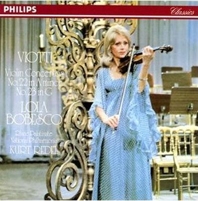ヴィオッティ：ヴァイオリン協奏曲第22番 ローラ・ボベスコ
