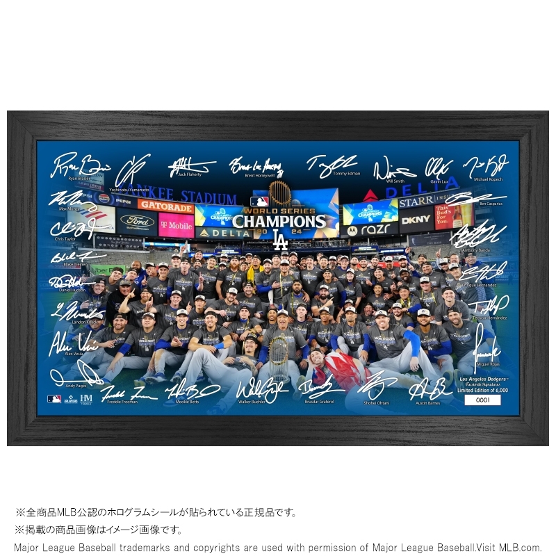 MLB ドジャース ワールドシリーズ 2024 優勝記念 シグネチャーセレブ
